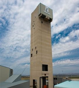 Implats commissions new concrete headgear, the tallest in the world